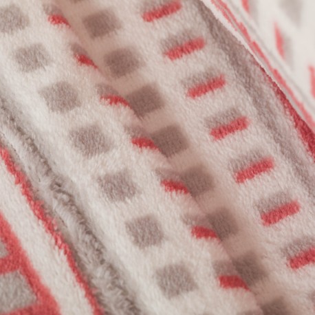 Juego de sábanas coralina Raya Guilia rosa