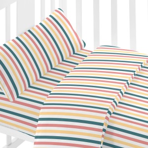 Funda nórdica algodón Raya Laia cuna 2