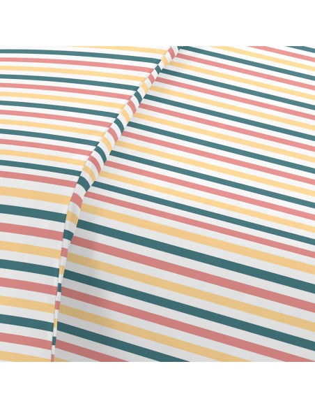 Funda nórdica algodón Raya Laia cuna