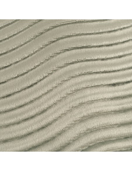 Cojín cuadrante New Ondas terciopelo liso 50x50 - funda + relleno
