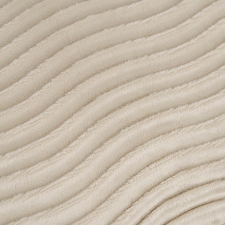 Cojín cuadrante New Ondas terciopelo liso 50x50 - funda + relleno