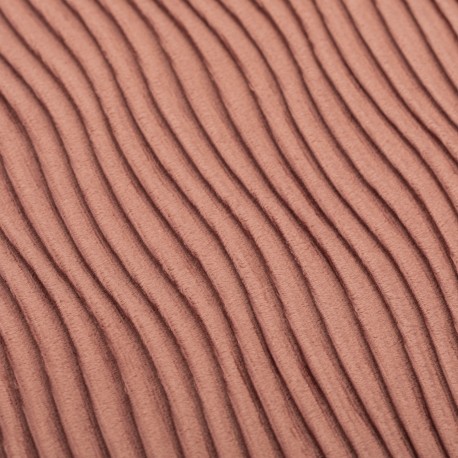 Cojín cuadrante New Ondas terciopelo liso 50x50 - funda + relleno