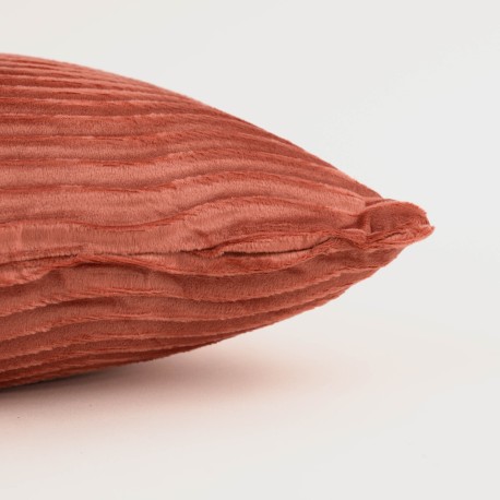 Cojín rectangular 30x50 New Ondas terciopelo liso - funda + relleno