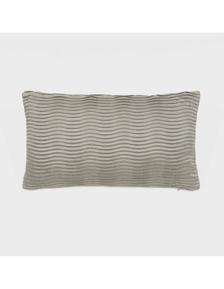 Cojín rectangular 30x50 New Ondas terciopelo liso - funda + relleno