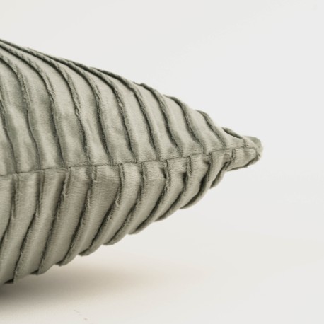 Cojín rectangular 30x50 New Ondas terciopelo liso - funda + relleno