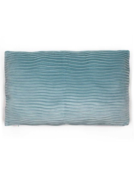 Cojín rectangular 30x50 New Ondas terciopelo liso - funda + relleno