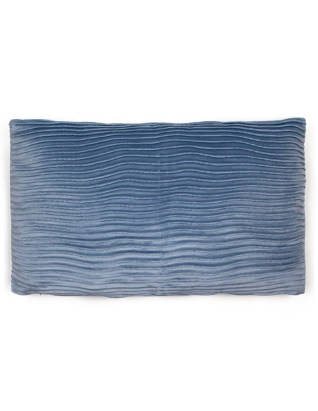 Cojín rectangular 30x50 New Ondas terciopelo liso - funda + relleno