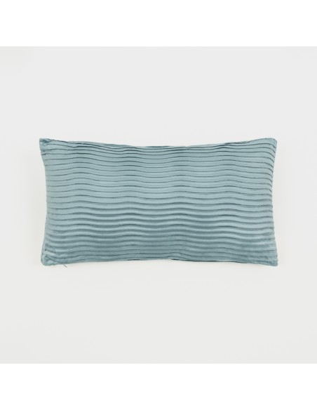 Cojín rectangular 30x50 New Ondas terciopelo liso - funda + relleno