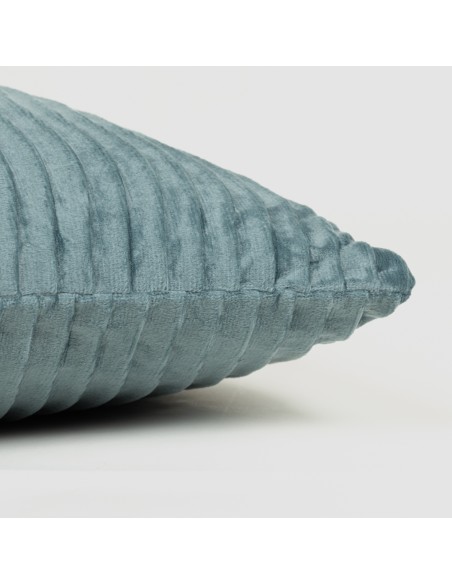 Cojín rectangular 30x50 New Ondas terciopelo liso - funda + relleno