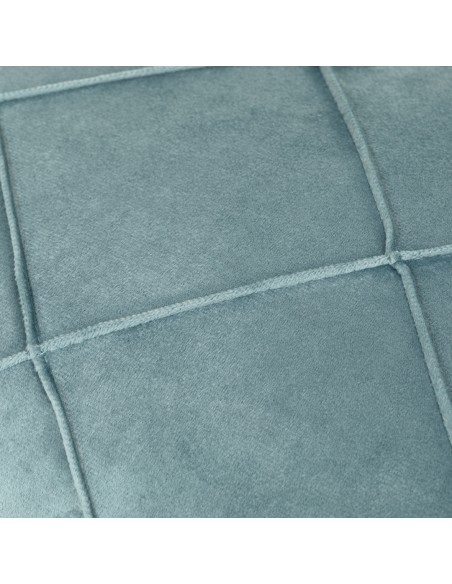 Cojín cuadrante New Rombo terciopelo liso 50x50 - funda + relleno