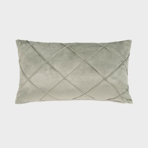 Cojín rectangular 30x50 New Rombo terciopelo liso - funda + relleno