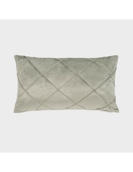 Cojín rectangular 30x50 New Rombo terciopelo liso - funda + relleno