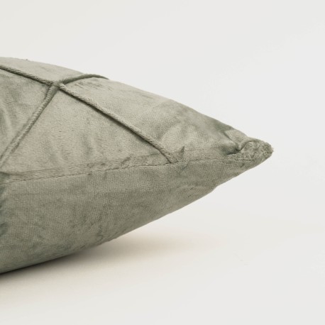 Cojín rectangular 30x50 New Rombo terciopelo liso - funda + relleno