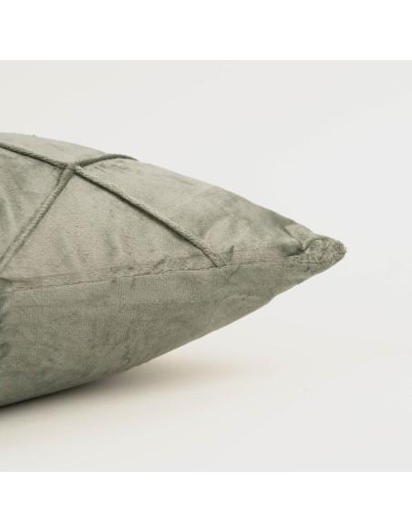 Cojín rectangular 30x50 New Rombo terciopelo liso - funda + relleno