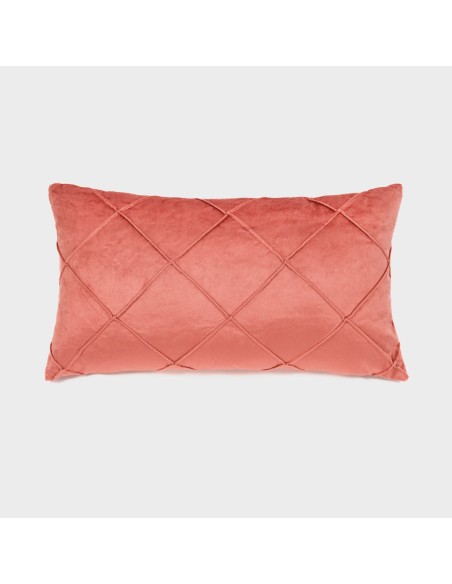 Cojín rectangular 30x50 New Rombo terciopelo liso - funda + relleno