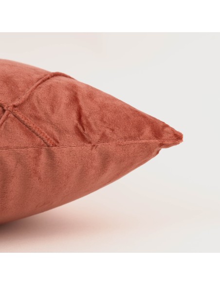 Cojín rectangular 30x50 New Rombo terciopelo liso - funda + relleno