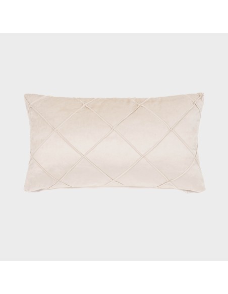 Cojín rectangular 30x50 New Rombo terciopelo liso - funda + relleno