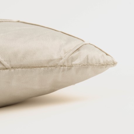 Cojín rectangular 30x50 New Rombo terciopelo liso - funda + relleno