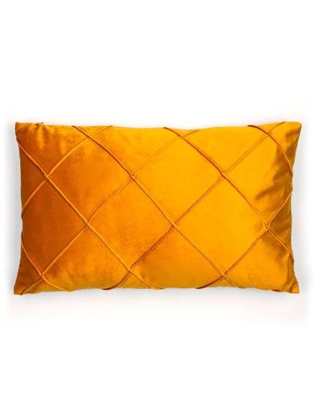 Cojín rectangular 30x50 New Rombo terciopelo liso - funda + relleno