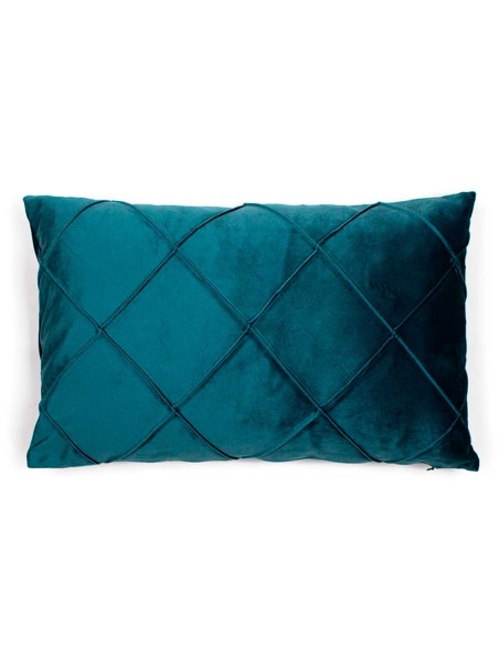 Cojín rectangular 30x50 New Rombo terciopelo liso - funda + relleno