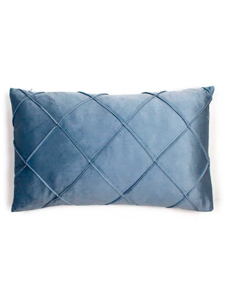 Cojín rectangular 30x50 New Rombo terciopelo liso - funda + relleno