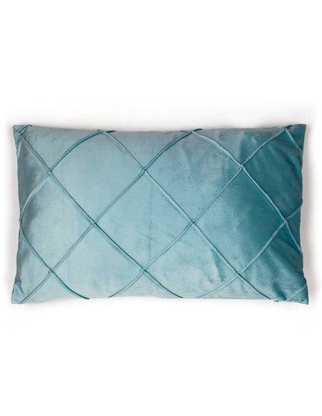 Cojín rectangular 30x50 New Rombo terciopelo liso - funda + relleno