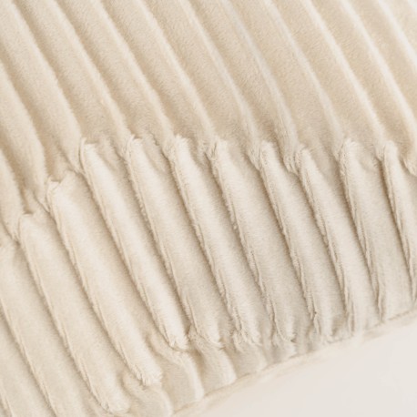 Cojín cuadrante New Traza terciopelo liso 50x50 - funda + relleno