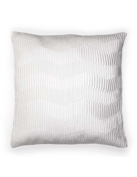 Cojín cuadrante New Traza terciopelo liso 50x50 - funda + relleno