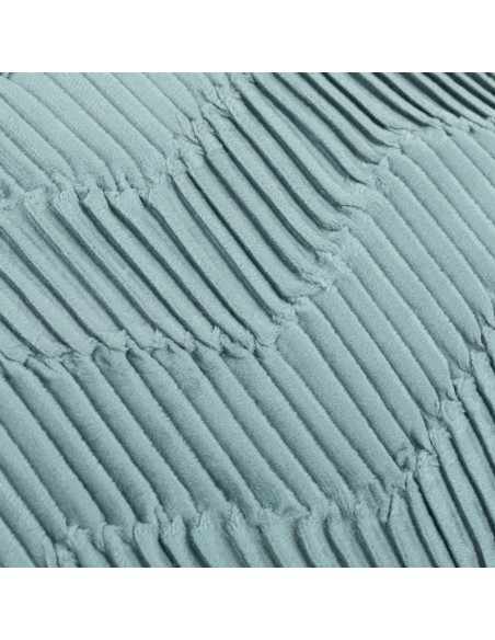 Cojín cuadrante New Traza terciopelo liso 50x50 - funda + relleno