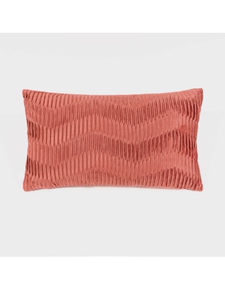Cojín rectangular 30x50 New Traza terciopelo liso - funda + relleno