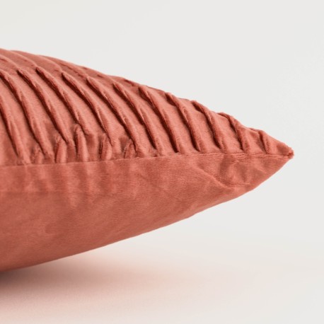 Cojín rectangular 30x50 New Traza terciopelo liso - funda + relleno