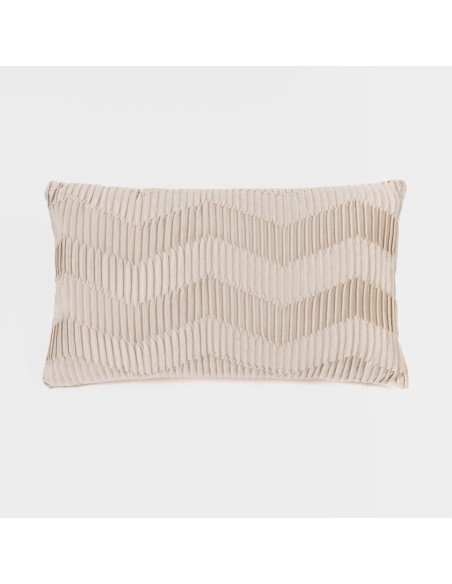 Cojín rectangular 30x50 New Traza terciopelo liso - funda + relleno