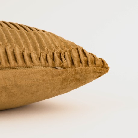 Cojín rectangular 30x50 New Traza terciopelo liso - funda + relleno