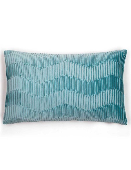 Cojín rectangular 30x50 New Traza terciopelo liso - funda + relleno