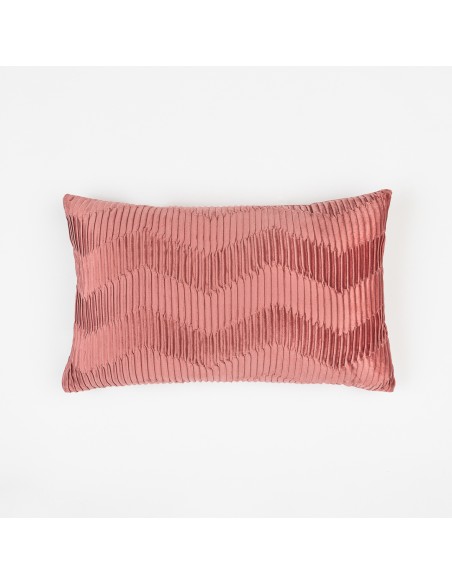 Cojín rectangular 30x50 New Traza terciopelo liso - funda + relleno
