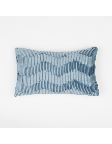 Cojín rectangular 30x50 New Traza terciopelo liso - funda + relleno