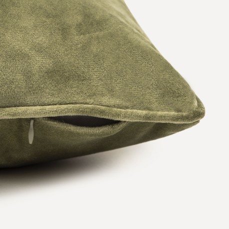 Cojín cuadrante New terciopelo liso - funda + relleno