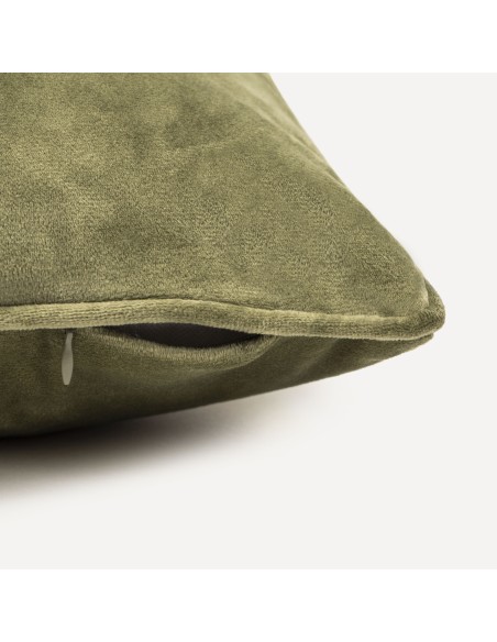 Cojín cuadrante New terciopelo liso - funda + relleno