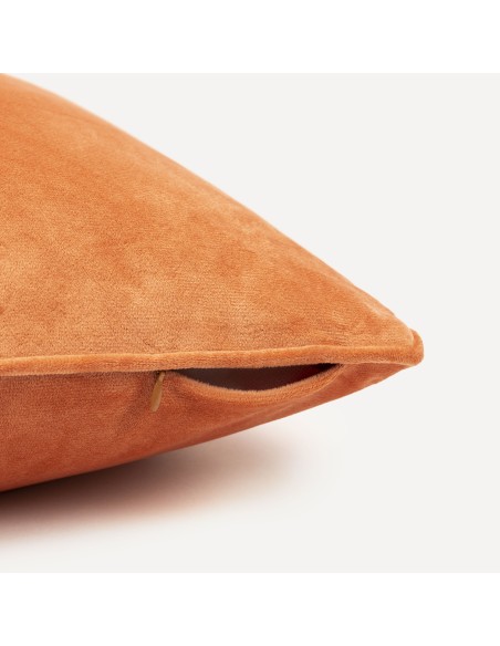 Cojín cuadrante New terciopelo liso - funda + relleno