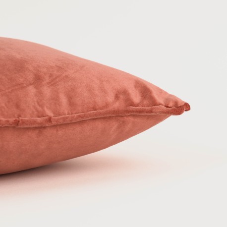 Cojín rectangular 30x50 New terciopelo liso - funda + relleno