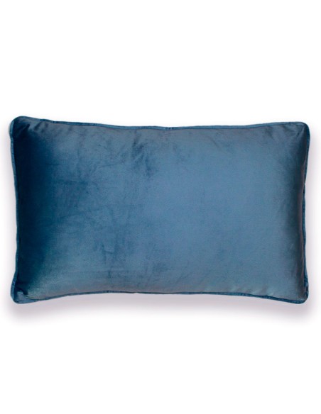 Cojín rectangular 30x50 New terciopelo liso - funda + relleno