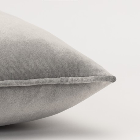 Cojín rectangular 30x50 New terciopelo liso - funda + relleno