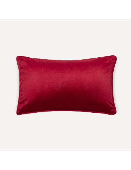 Cojín rectangular 30x50 New terciopelo liso - funda + relleno
