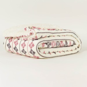 Manta sherpa Casimira malva