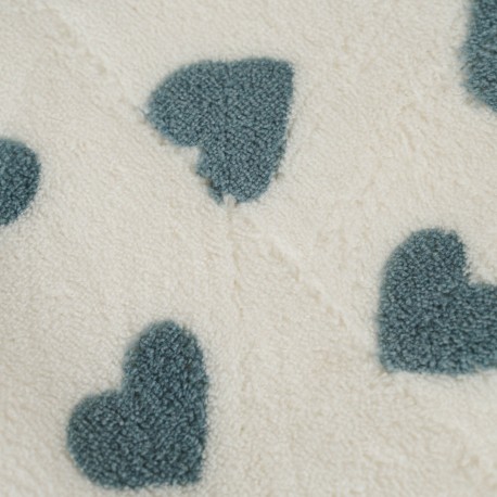 Manta sherpa Praga azul