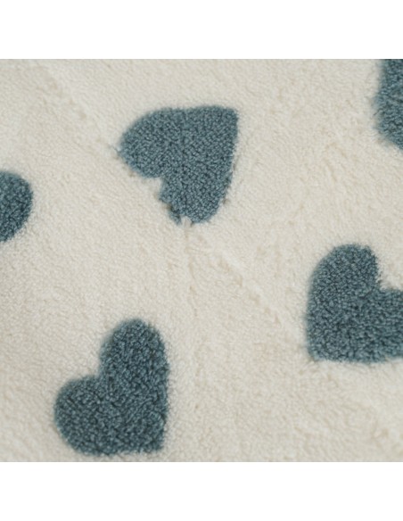 Manta sherpa Praga azul