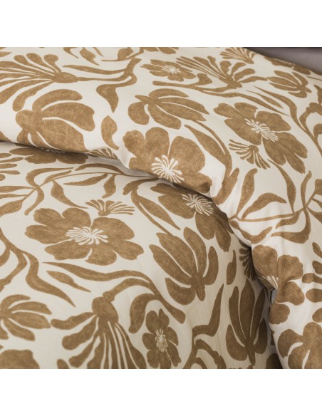 Funda nórdica algodón Alexis topo