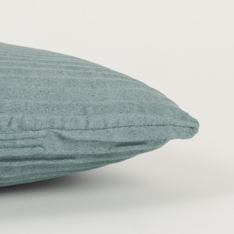 Cojín cuadrante New Ondas ante liso 50x50 - funda + relleno