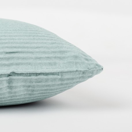 Cojín cuadrante New Ondas ante liso 50x50 - funda + relleno