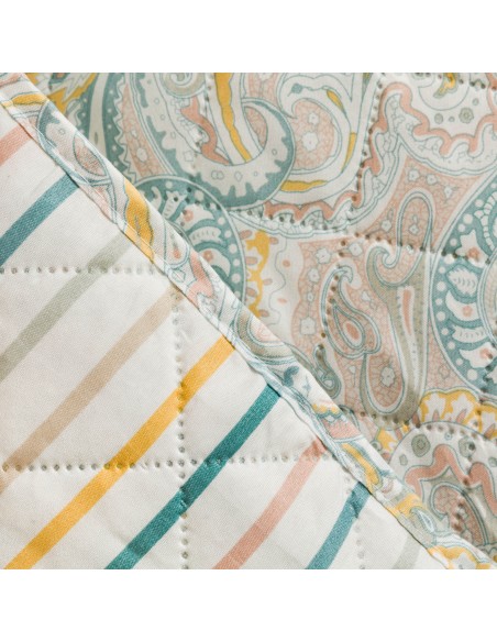 Colcha bouti Cachemir verde